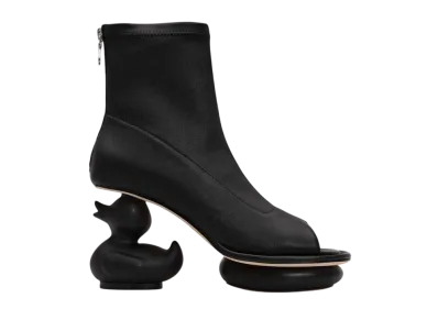 Maison MIHARA YASUHIRO Women's Duck Heel Boots "Black"
