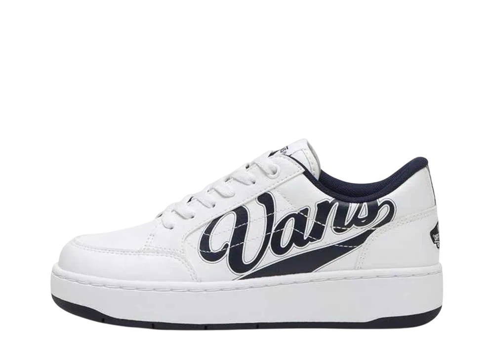 バンズ ウィメンズ キャノーラ ロゴ プラット "ホワイト/ネイビー" (V2940 LOGO PLT)