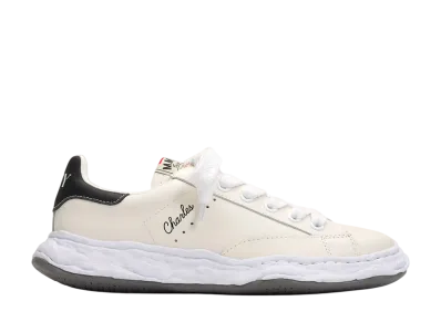 Maison MIHARA YASUHIRO CHARLES OG Sole Leather Low-top Sneaker "White"