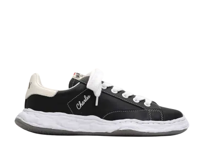 Maison MIHARA YASUHIRO CHARLES OG Sole Leather Low-top Sneaker "Black"