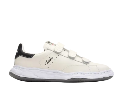 Maison MIHARA YASUHIRO CHARLES OG Sole Leather Low-top Verclo Sneaker "White"