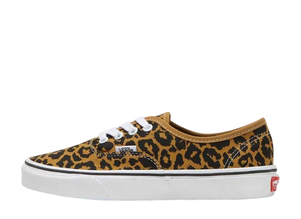 Vans Authentic "Leopard Black/True White"