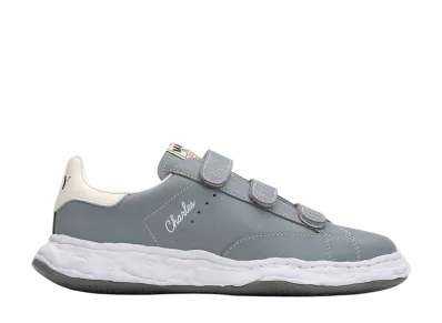 Maison MIHARA YASUHIRO CHARLES OG Sole Leather Low-top Verclo Sneaker "Gray"