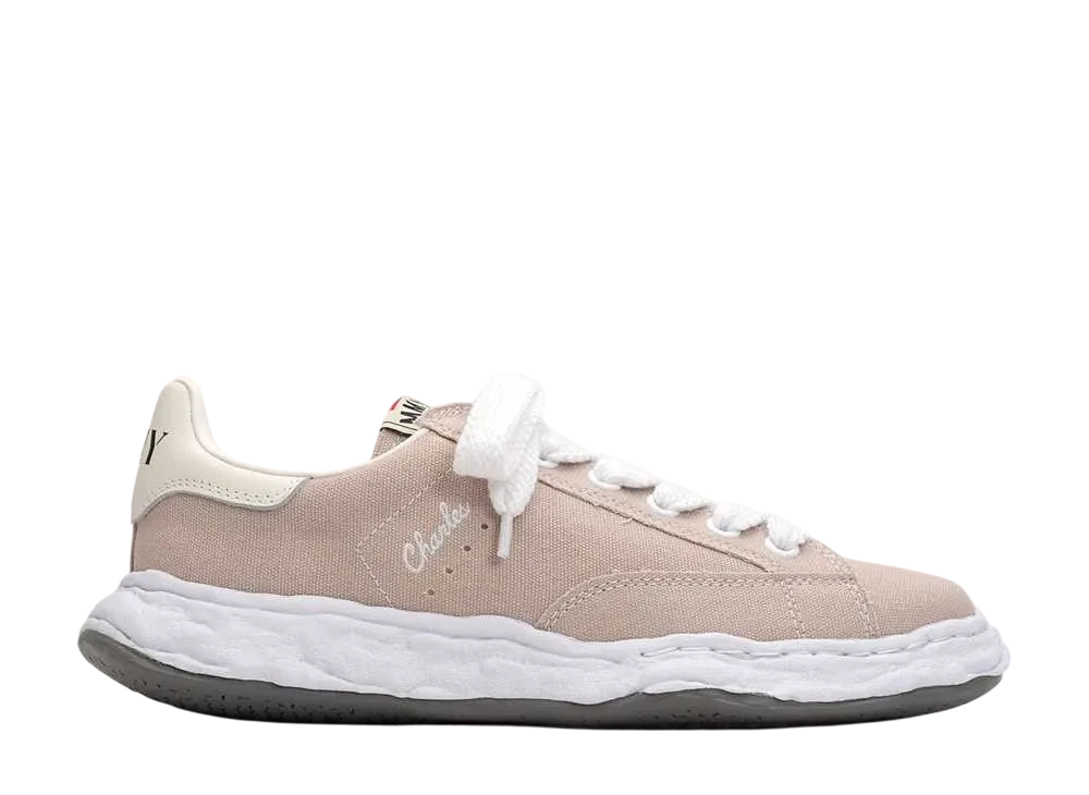 メゾンミハラヤスヒロ チャールズ OG ソール キャンバス ロートップ スニーカー "ベージュ" (A12FW703)