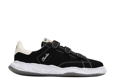 Maison MIHARA YASUHIRO CHARLES OG Sole Canvas Low-top Verclo Sneaker "Black"