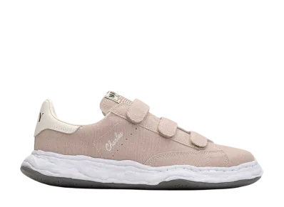 Maison MIHARA YASUHIRO CHARLES OG Sole Canvas Low-top Verclo Sneaker "Beige"
