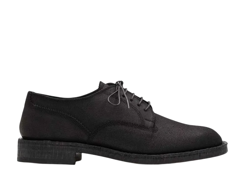 メゾンミハラヤスヒロ スウェード ダービー シューズ "ブラック" (D09FW903)