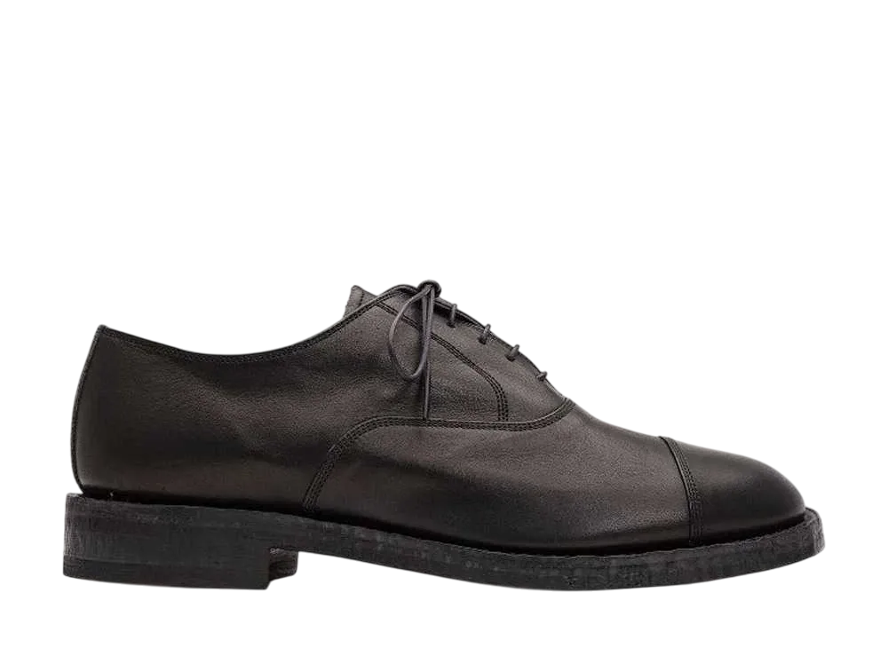 メゾンミハラヤスヒロ レザー オックスフォード シューズ "ブラック" (D09FW907)