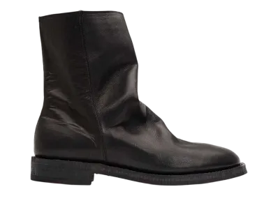 Maison MIHARA YASUHIRO Wrinkled Leather Boots "Black"