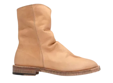 Maison MIHARA YASUHIRO Wrinkled Leather Boots "Natural"