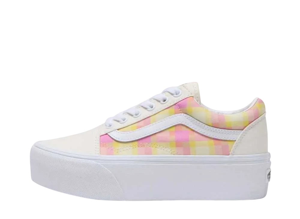 バンズ ウィメンズ オールドスクール スタックフォーム "パステルピクニック"
