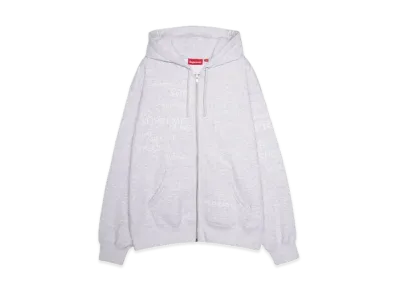 Supreme Special Zip Up Hooded Sweatshirt "Ash Grey"