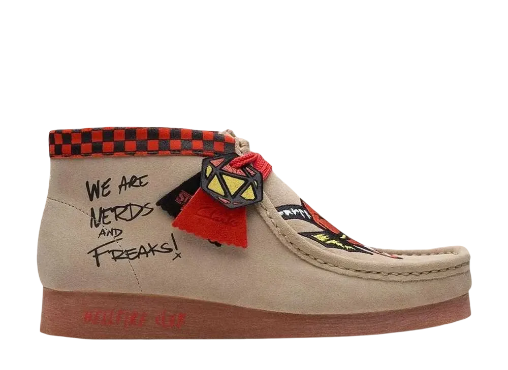 Stranger Things × Clarks Wallabee Evo "Sand"