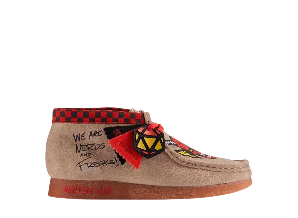 Stranger Things × Clarks GS Wallabee Evo "Sand"