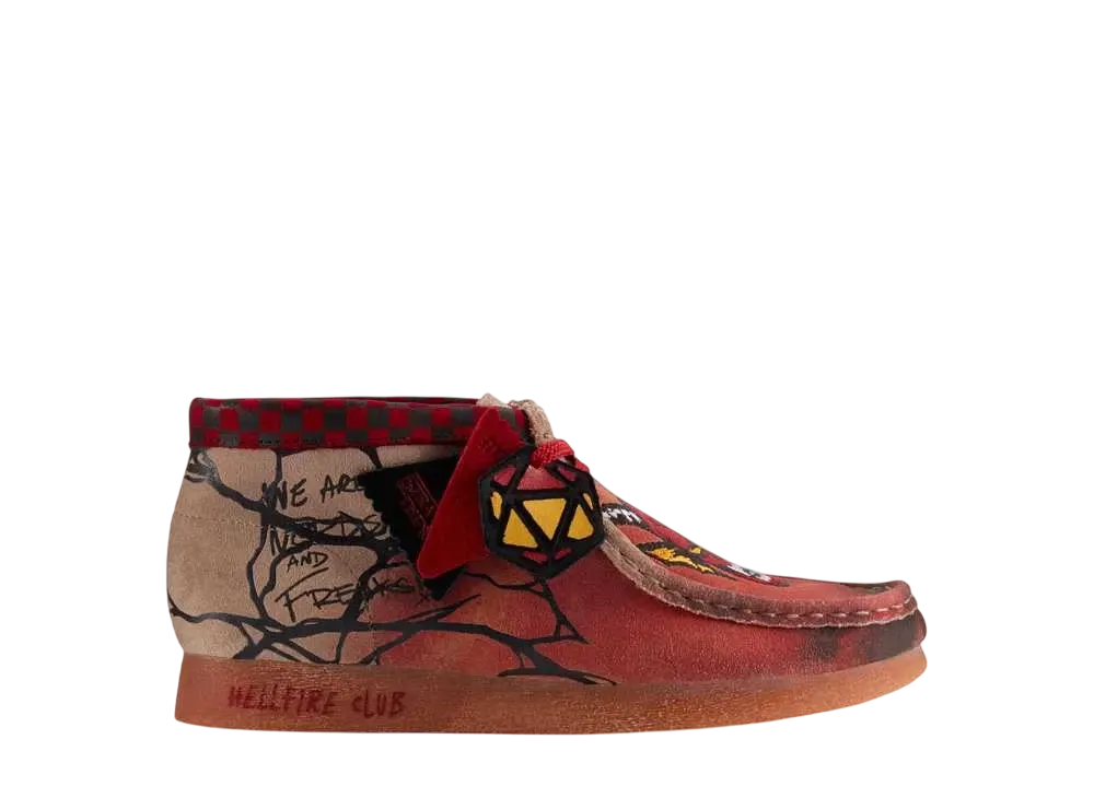 Stranger Things × Clarks GS Wallabee Evo "Dark Sand"