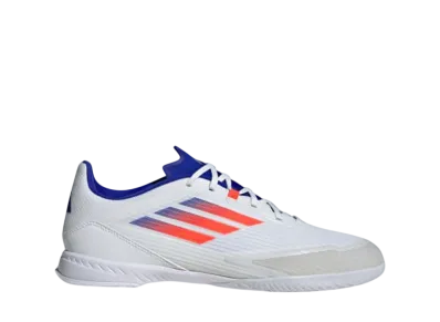 adidas F50 League Indoor Cleats "Cloud White/Solar Red/Lucid Blue"