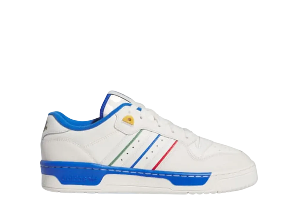 アディダス ライバルリー ロー "クラウドホワイト/ベタースカーレット/ブルー"