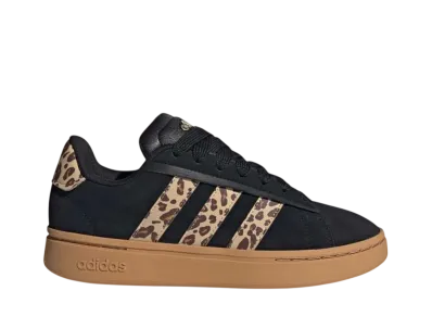 adidas Women's Grand Court Alpha 00s "Core Black/Shadow Brown/Matte Gold"