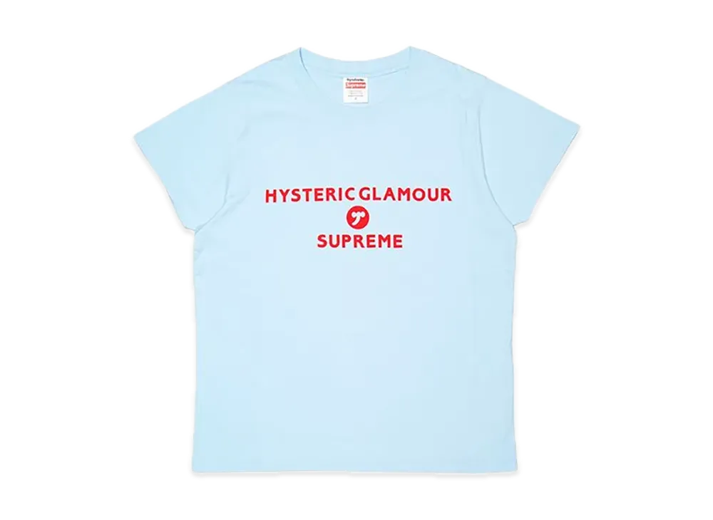Supreme x HYSTERIC GLAMOUR Baby Tee "Powder Blue"