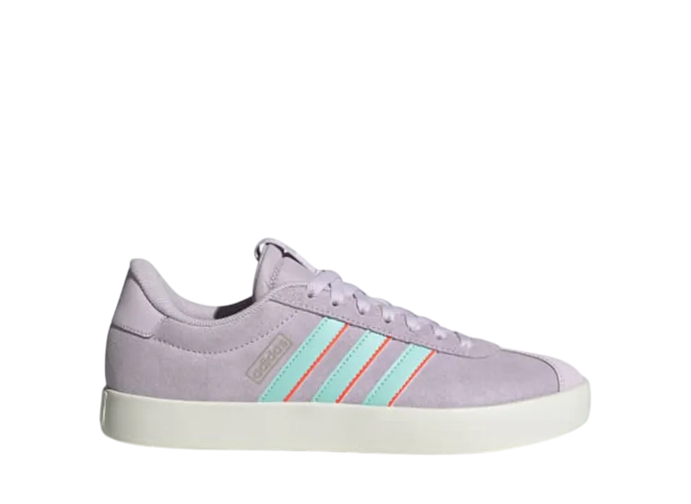 adidas Women's VL Court 3.0 "Ice Lavender/Semi Flash Aqua/Solar Red"