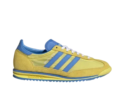Sporty & Rich × adidas Women's SL 72 "Light Yellow/Real Blue/Footwear White"