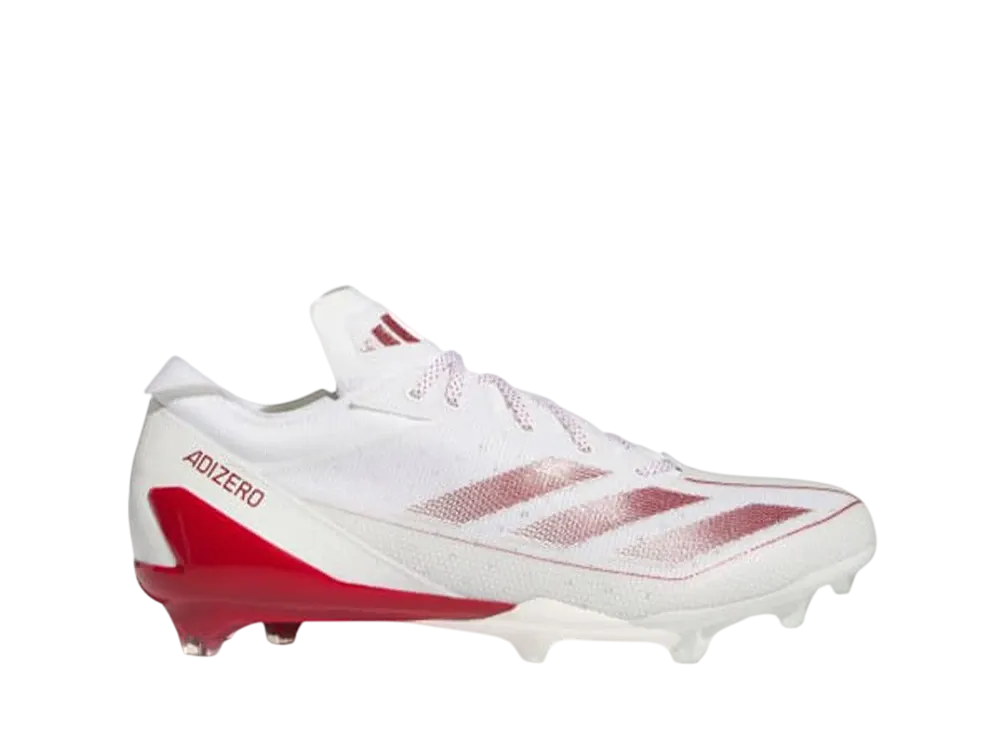 アディダス アディゼロ エレクトリック フットボールスパイク "クラウドホワイト/チームパワーレッド2"