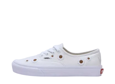 Vans Women's Authentic "White/Flower" (V44CF EMB.F)