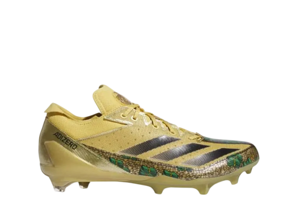 adidas Adizero Electric Scrooge McDuck Football Cleats "Gold Metallic/Core Black/Preloved Green"