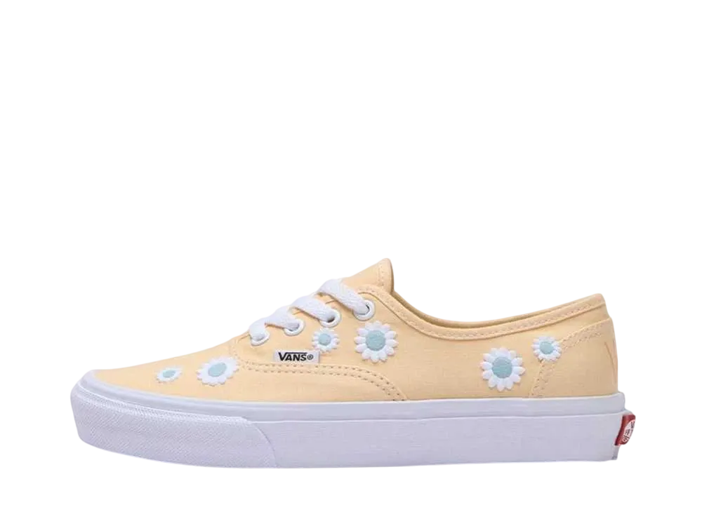 Vans Women's Authentic "Orange/Flower" (V44CF EMB.F)