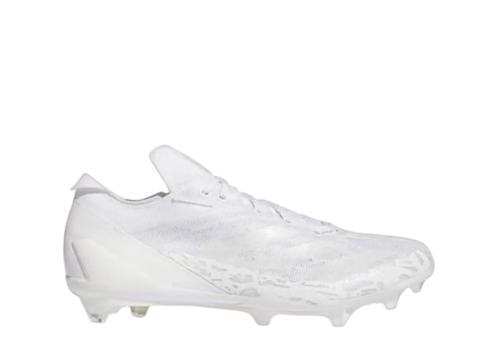 アディダス アディゼロ エレクトリック スピード ジュース フットボールスパイク "クラウドホワイト/シルバーメタリック"