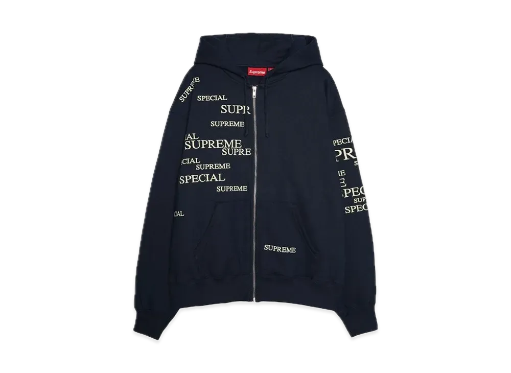 Supreme Special Zip Up Hooded Sweatshirt "Navy"