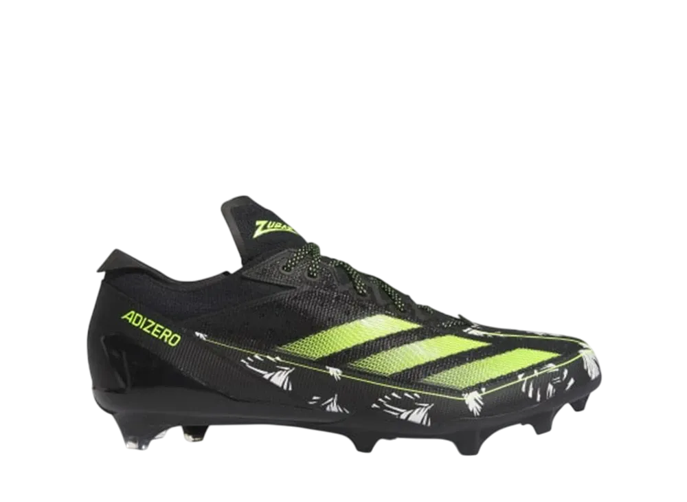 ズバズ × アディダス アディゼロ エレクトリック フットボールスパイク "コアブラック/チームソーラーイエロー2/クラウドホワイト"