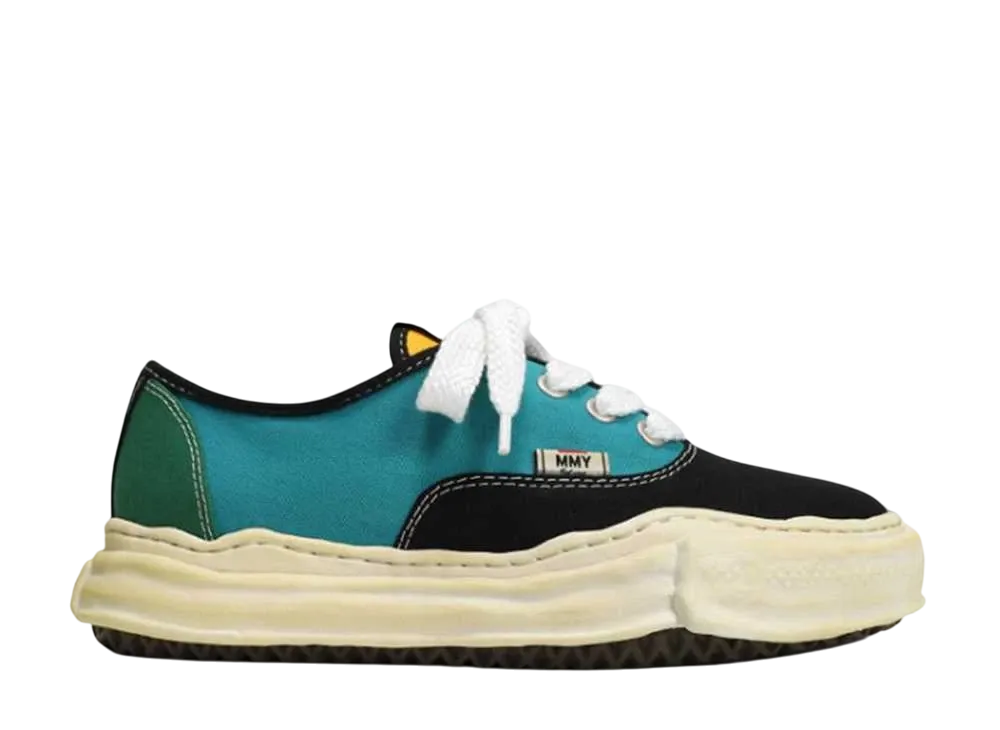 メゾンミハラヤスヒロ ベイカー OG ソール オーバー ダイド ロートップ スニーカー "ブルー" (A05FW727)