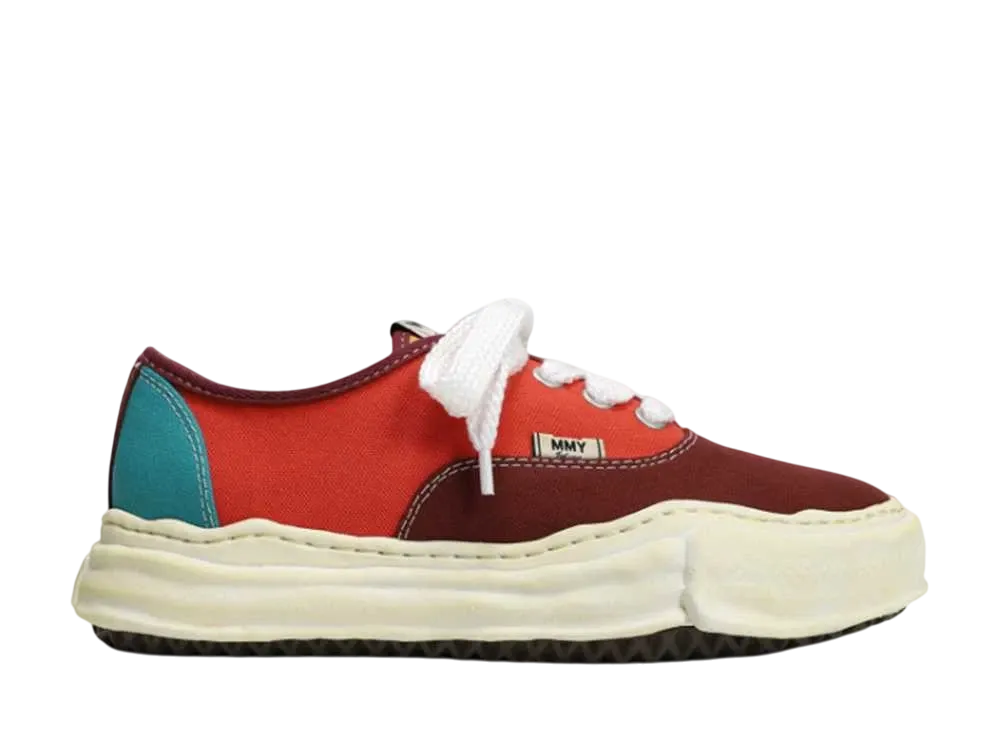 メゾンミハラヤスヒロ ベイカー OG ソール オーバー ダイド ロートップ スニーカー "オレンジ" (A05FW727)