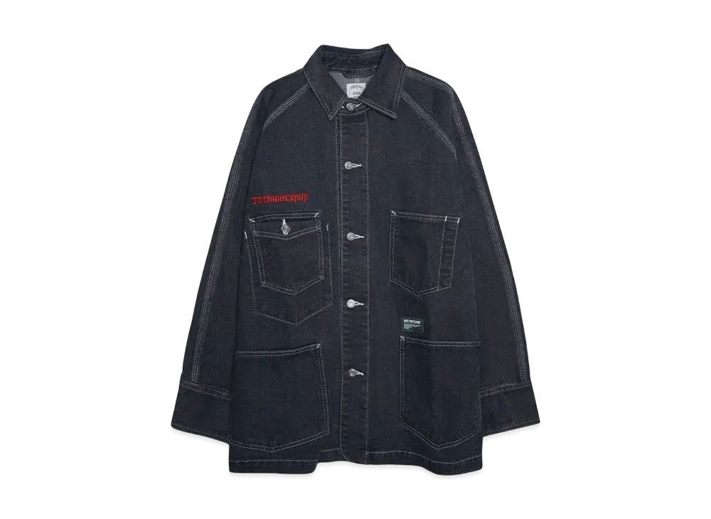 POT MEETS POP CRYPT COVERALL DENIM "INDIGO STONE WASH"