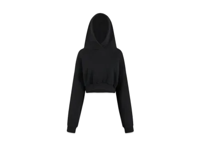 Entire Studios Cropped Heavy Hood "Soot" ES2392