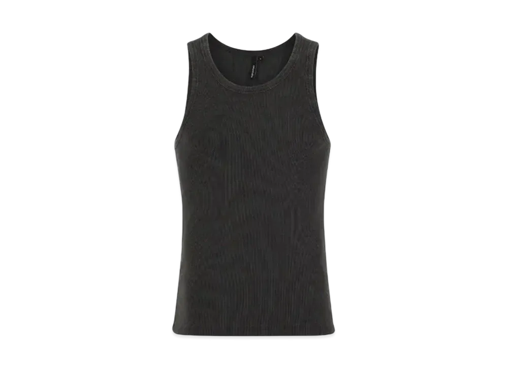 Entire Studios Rib Tank "Washed Black" ES2155