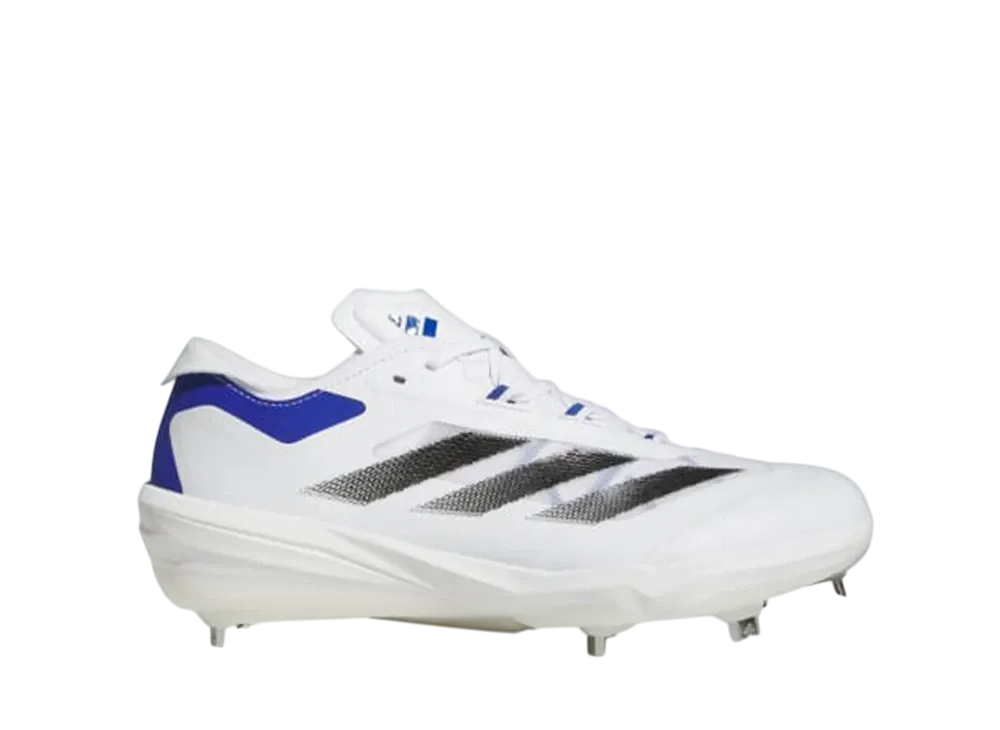 アディダス アディゼロ インパクト ベースボールスパイク "クラウドホワイト/コアブラック/ロイヤルブルー"