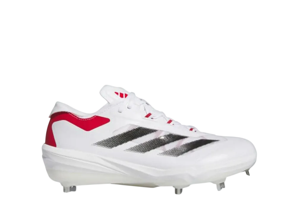 アディダス アディゼロ インパクト ベースボールスパイク "クラウドホワイト/コアブラック/チームパワーレッド2"