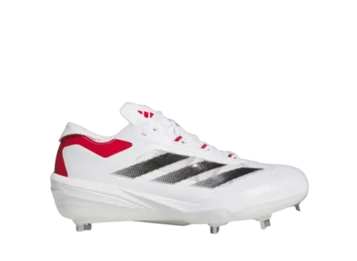 adidas Adizero Impact Baseball Cleats "Cloud White/Core Black/Team Power Red 2"