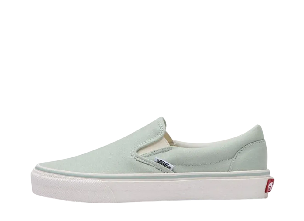 Vans Women's Slip-On "Green/White" (V98CF COLORS)