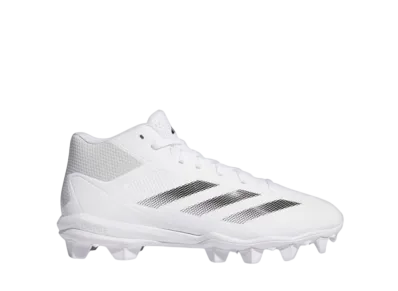 adidas Adizero Impact Molded Baseball Cleats "Cloud White/Core Black/Team Light Grey"
