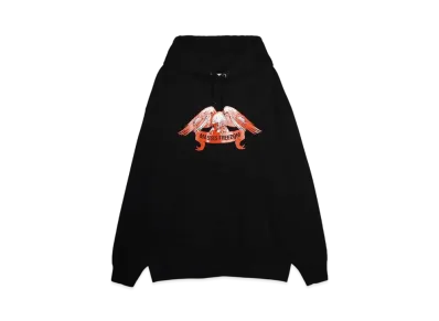 MASSES SWEAT HOODED FREEDOM WASH "BLACK"