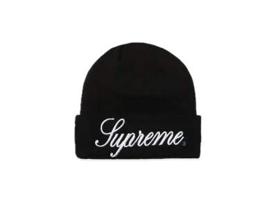 Supreme New Era Script Beanie "Black"