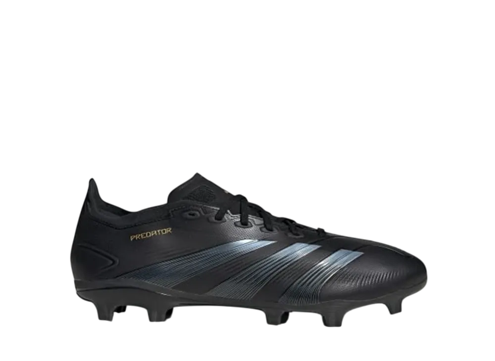 adidas Predator League Firm Ground Cleats "Core Black/Carbon/Gold Metallic"