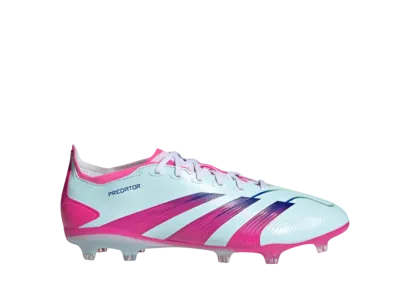 adidas Predator League Firm Ground Cleats "Almost Blue/Lucid Pink/Semi Lucid Blue"