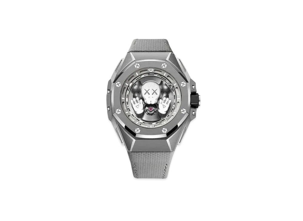 KAWS x Audemars Piguet Royal Oak Concept Tourbillon Companion 43mm "Titanium/Light Grey" 26656TI.GG.D019VE.01