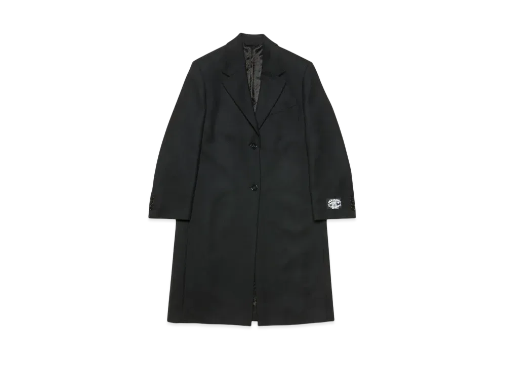 Acne Studios Single-Breasted Wool Coat "Black"