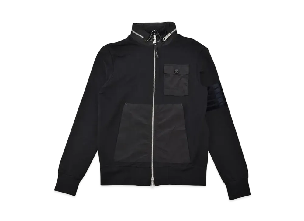 PMDS Line Design Stretch Track Jacket "Black Carbon" F25SW744Z