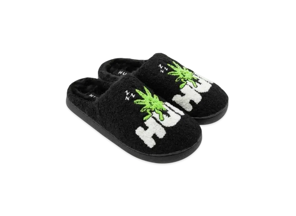 HUF Winter 24 Fuzzy Slipper "Black"